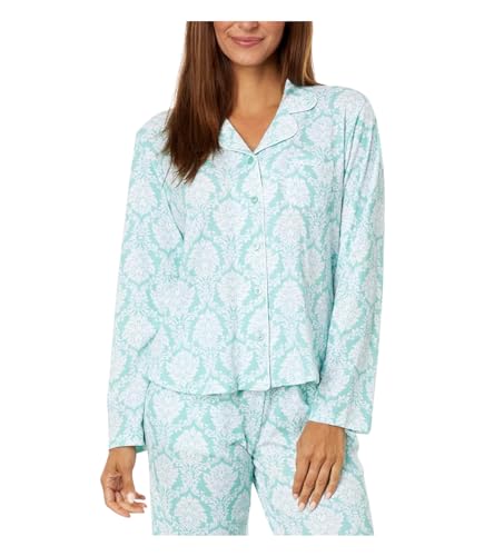 Karen Neuburger Women's Petite Key Item Long Sleeve Girlfriend Printed Pj Set2