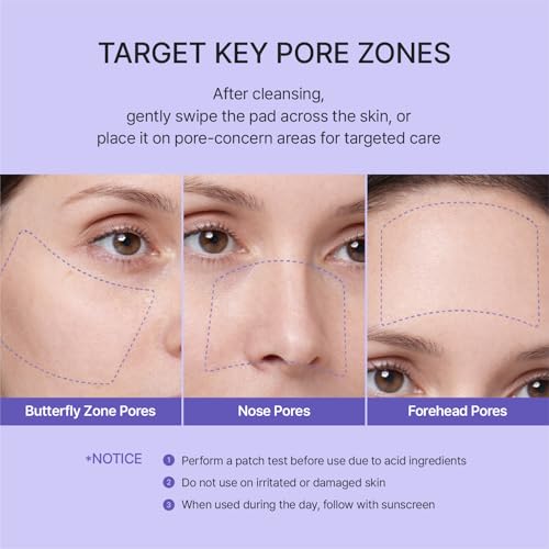 Image of REJURAN Pore Tightening Toner Pads, 60 Count, PDRx 3% with DOT c-PDRN and AHA BHA PHA for Pore Care and Smoother-Looking Skin, Korean Skincare