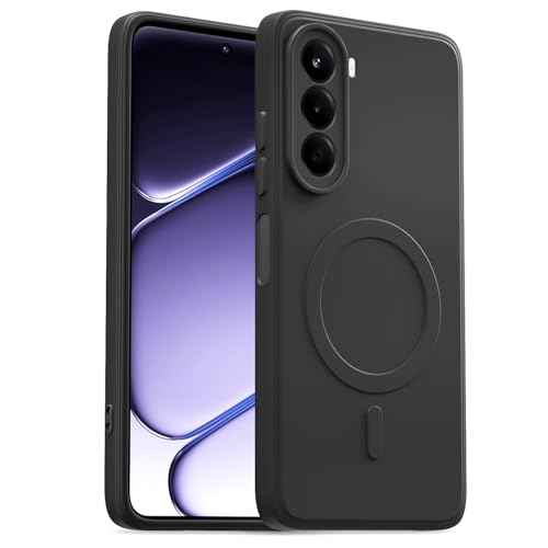 Image of Pikkme Back Cover for OnePlus Nord CE 6 Lite 5G Soft Matte Silicone Mag-Safe Design (Mag-Safe Not Support) Camera Protection | Slim Fit Bumper Cover (Black)