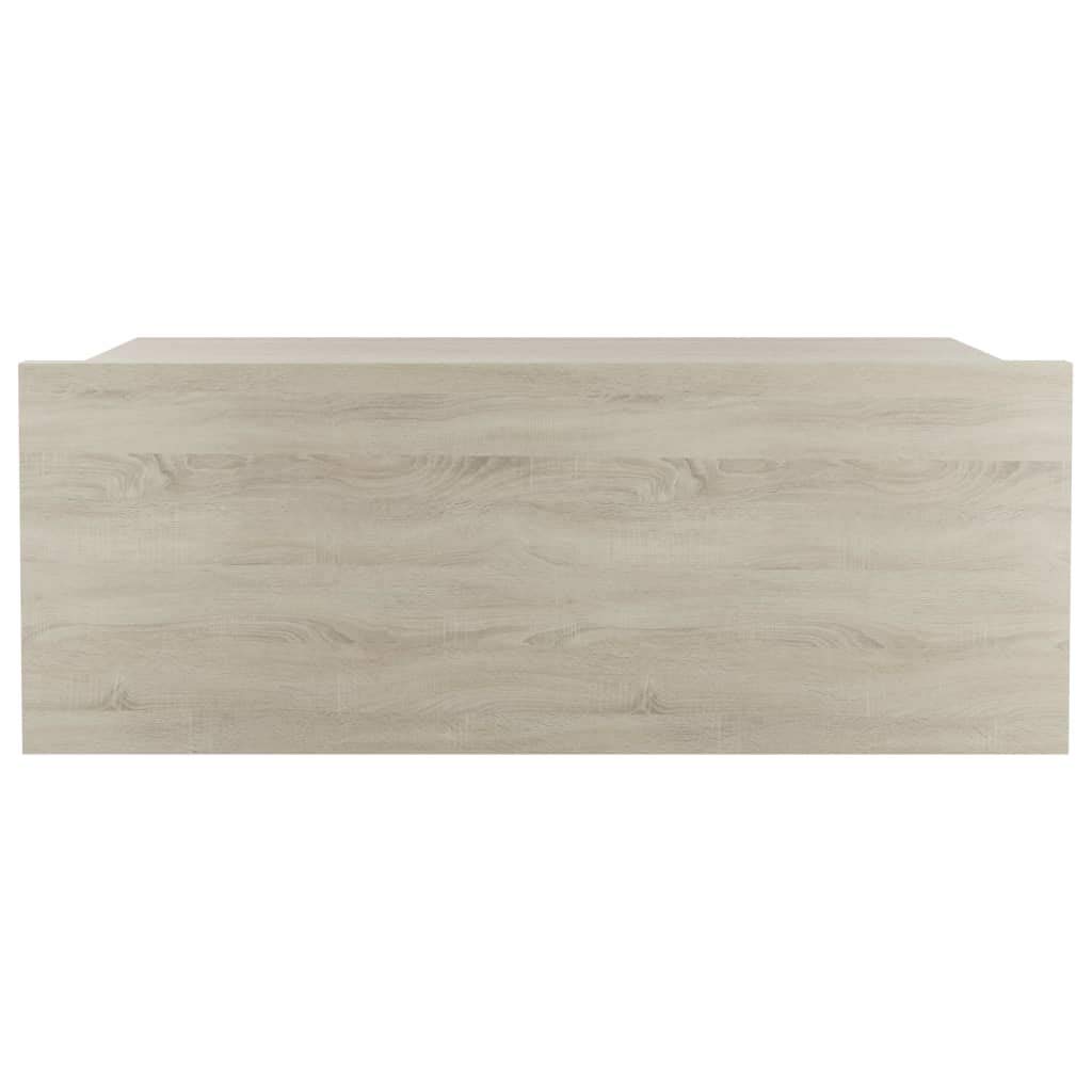 comodini camera da letto tavolino comodino mobiletto camera da letto Comodino Pensile Rovere Sonoma 40x30x15 cm TruciolatoAdatto per ufficio, soggiorno, camera da letto
