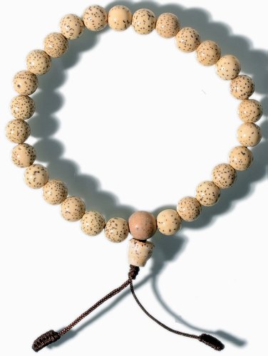 Preisvergleich Produktbild BUDDHAFIGUREN / Billy Held Armband mit Lotussamen - buddhistisches Armband mit 10 mm Perlen 3erSet