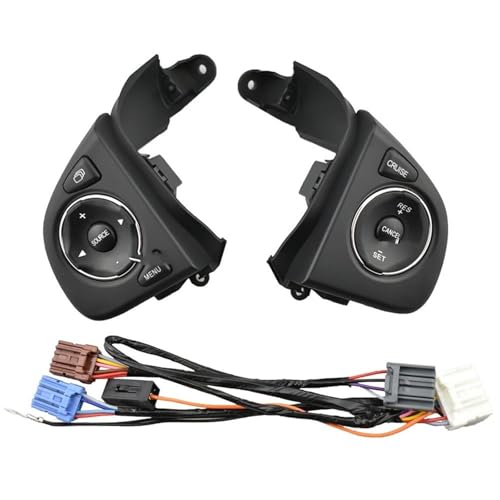 Boutons commande au volant pour CRV 2012-2016 avec régulateur de vitesse et câbles audio