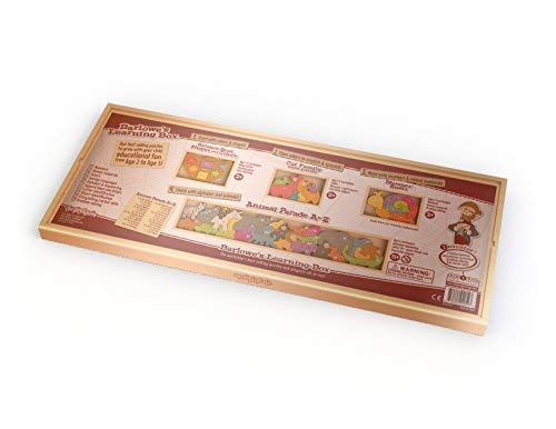 Beginagain Barlowe's Learning Box - Combines 4 Educational Puzzles - 2 And Up, Multicolor #TOP3