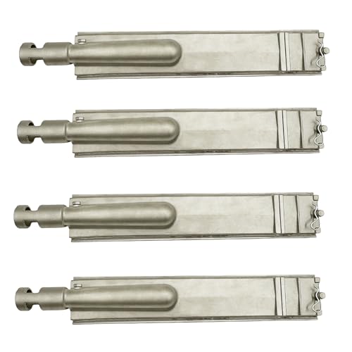 Fenluqi Juego de 4 quemadores de parrilla de acero inoxidable fundido resistente para toro