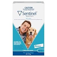 Sentinel™ Spectrum Fleas, Heartworm & Worms for Dogs 22 - 45kg - 6 Pack