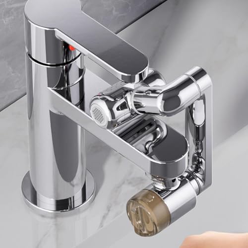 Extensor de grifo giratorio ajustable que elimina salpicaduras en el lavabo 4