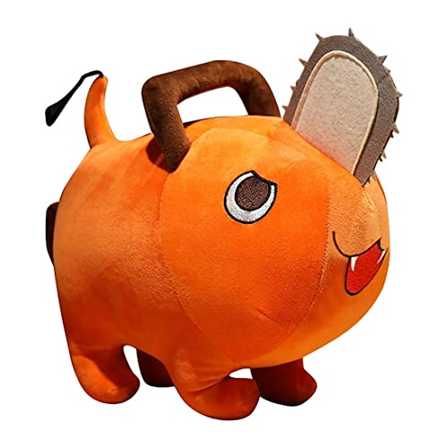 Hoomall 10/25/40cm Chainsaw Man Plüschtier Orange Pochita Kettensäge Mann Plüsch Plüschpuppe Spielzeug Geschenke für Kinder Jungen Mädchen Party Weihnachten Geburtstag Cover