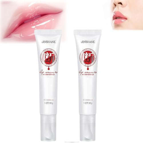 JINSHANE Lip Serum, JINSHANE Dark Lip Serum, Bálsamo labial para labios, esencia nutritiva, tratamiento fresco para labios, elimina el bálsamo labial oscuro, esencia nutritiva, no pegajoso (2pcs)