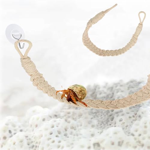 Image of Hermit Crab Climbing Toys, Hermit Crab Supplies Tank Terrarium Accessories, Habitat Decor for Tree Frogs,Crested Gecko Lizards Geckos Snakes