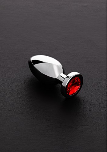 Plug anal bijoux rouge Triune S en silicone haut de gamme