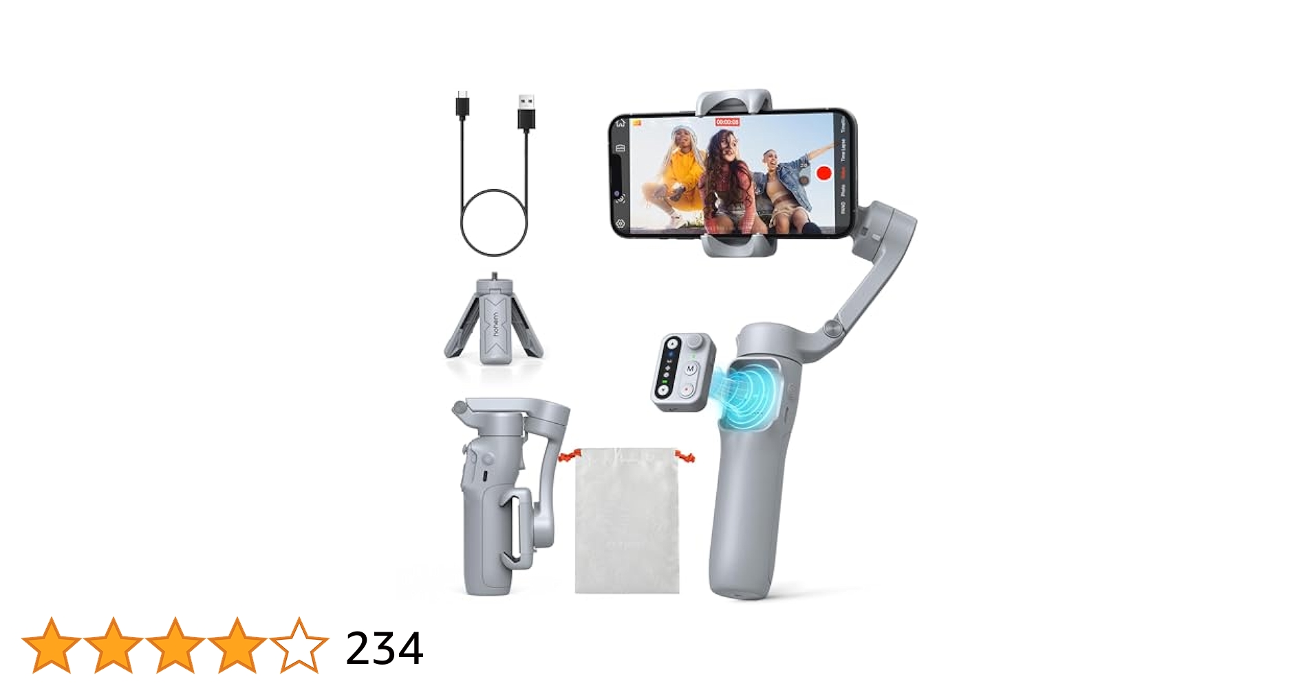 hohem X3 SE ジンバル 3軸スマホジンバル 着脱式リモコン&外部三脚付 Amazon.co.jp: hohem X3 SE ジンバル 3軸スマホジンバル 着脱式