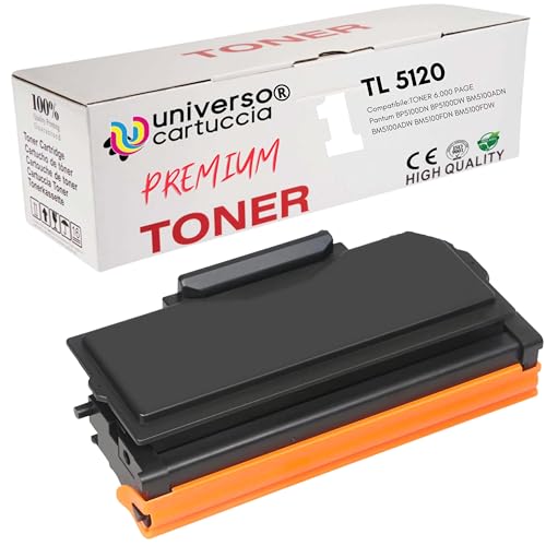 universo cartuccia DL TL 5120 Tóner Compatible con Pantum BP5100DN BP5100DW BM5100ADN BM5100ADW BM5100FDN BM5100FDW (Toner 6K)