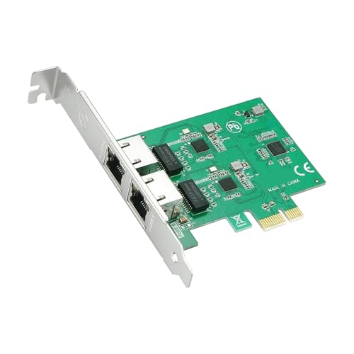 Tarjeta de red PCIe a doble puerto Gigabit Ethernet con chip RTL8111 para expansión de red en escritorio y servidores miniatura 1