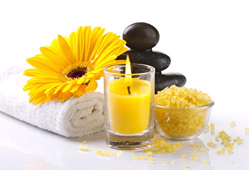 Votive Citronella Scented Candles 15 Hours - Summer Yellow - Set Of 36 #TOP4