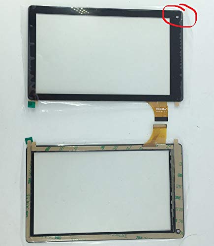 GR Touch Screen Digitizer Panel for RCA RCT6973 RCT6973W43 Voyager III 7 inch Tablet PC (Model 1, Black) - Thumbnail 2