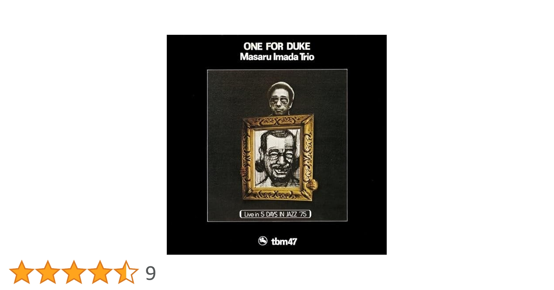 LP Masaru Imada Trio ‎– One For Duke 今田勝 Masaru Imada Trio - One For Duke - UNIVERSOUNDS