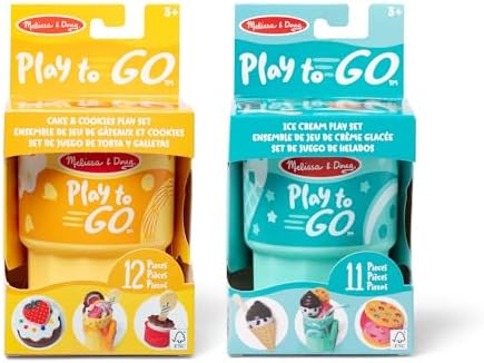 Melissa & Doug Play to Go Cups Food Playset Bundle (12-Pack) - Travel Toys and Pretend Play Food with Fidget Lids for Road Trip Activities for Kids — view 8