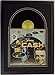Record Album LP Frame Display Featuring Black (White Trim) Matting Juke Box Style Design and a Solid Wood Black Frame