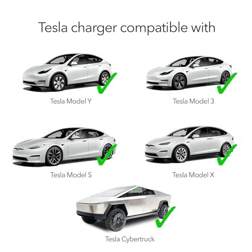 Lectron Level 1 Tesla Charger - 110V, 15 Amp, NEMA 5-15 Plug, 16 ft Extension Cord - Portable Electric Car Charger for Tesla - Compatible with All Tesla Models X/Y/3/S - Thumbnail 6