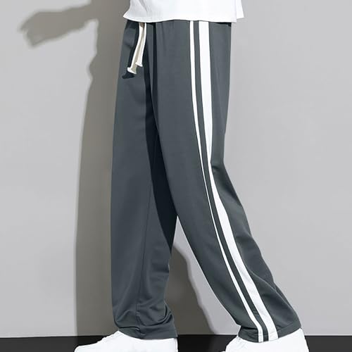 Men's Casual Loose Sweatpants Y2k Baggy Track Pants Drawstring Wide Leg Lightweight Trousers Streetwear2