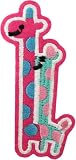 Aplique Termocolante Girafa – Aplicação Decorativa para DIY, Fantasias, Mochilas, Scrapbook e Costura Criativa – blister com 03 unidades