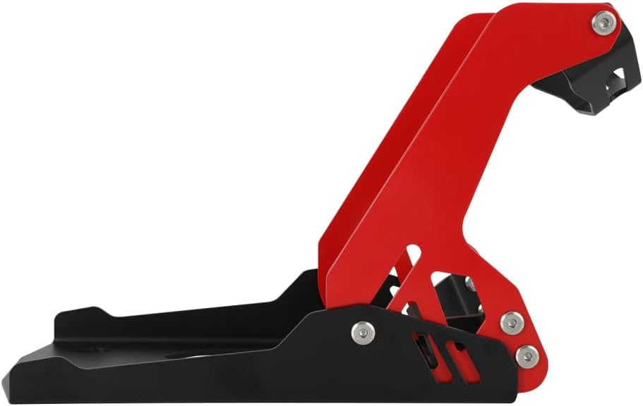 Motorcycle Adjustable Wheel Chock Transport Stand 1800 lbs Universal for Dirt Pit Bikes Cruiser Sports Bike Ebike Electric Dirt Bike,8 "-21"Front Wheel Chock Detachable for Trailer Truck