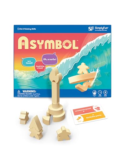 SimplyFun Asymbol - A Building and Communication Game That Challenges Your Creativity & Imagination - 3 to 6 Players - A Game for Kids Ages 8 & Up