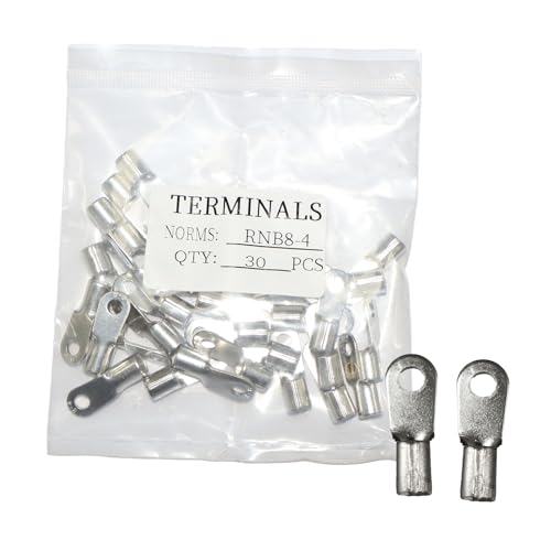 Cosses AWG 8 anti corrosion en cuivre étamé M4 pour éviter les faux contacts