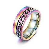 El anillo giratorio es perfecto para cualquier persona. El anillo de calma puede brindar al usuario un efecto calmante para ayudar a reducir la ansiedad y la preocupación por el movimiento de Turing.