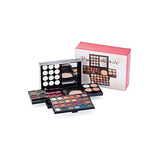 VolksRose Eyeshadow Palette Makeup Kit- 39 Bright Colors Shimmer and Matte Eye Shadow Palette, Lip gloss, Blusher, Eyebrow Powder, Brushes for Women Full Kit