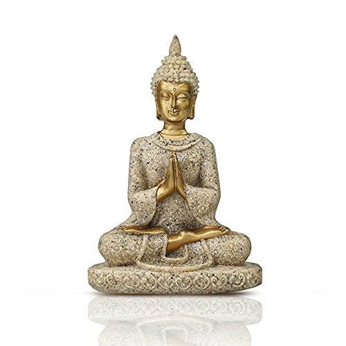 Décor thaïlandais Bouddha en résine et artisanat d'art de luxe