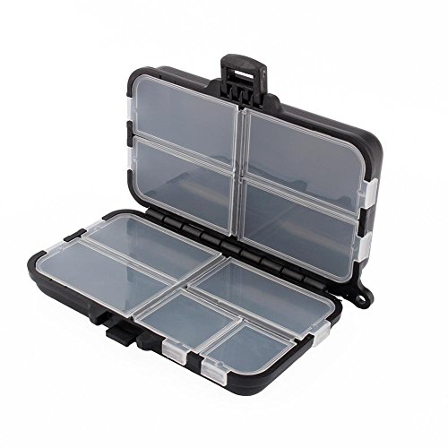 Dilwe Fishing Box, 9 Compartments Plastic Box for Rigs, Hooks and Baits - Image 2
