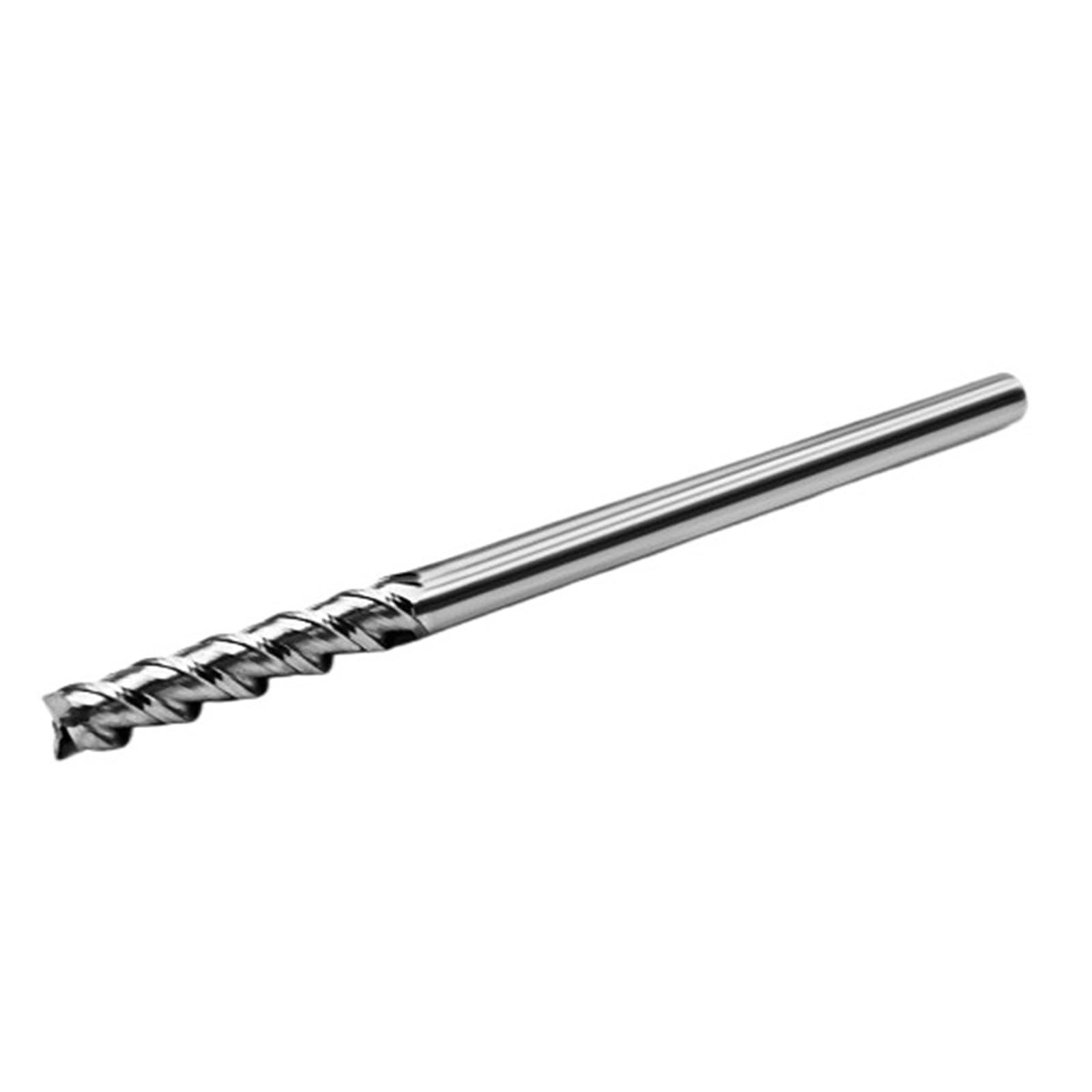 1 szt. Frez powłoka stopowa narzędzie ze stali wolframowej Hrc55 aluminium obróbka Cnc 3 ostrza wydłużają drewno(8.0x35Cx100L)