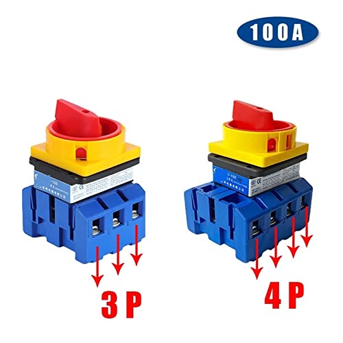 Commutateur d'isolateur YMD11-100A robuste pour sectionnement électrique triphasé