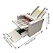 Yokoma Automatic Paper Folding Machine Digital Electric Document Folder Electronic Counter with 4 Folding Plates 262ft/min Z-Fold, Half-fold, Letter Fold for Manuals Document