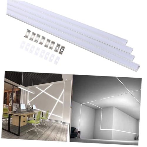 Boîtier aluminium kit de canaux Alipis en U avec diffuseur LED haute durabilité
