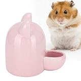  Bebedero De Cerámica para Mascotas, Bebedero para Mascotas Autónomo, Adecuado para Hámsters, Chinchillas, Mascotas Pequeñas (Rosa)
