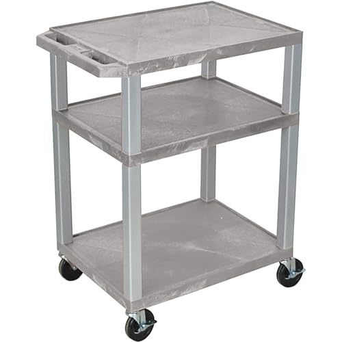 Chariot AV LUXOR WT34GY-N idéal pour animer vos réunions et cours de 34" H