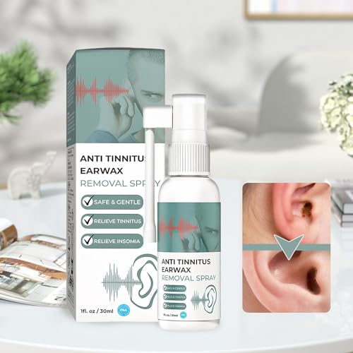 Ohrenschmalz Entferner Spray, Ohrenreiniger,Zur Täglichen Ohrpflege, Sanfte Ohrenschmalz Entferner Flüssigkeit,Verhindert Ohrenschmalzansammlung Bei Erwachsenen & Kindern(30ml)