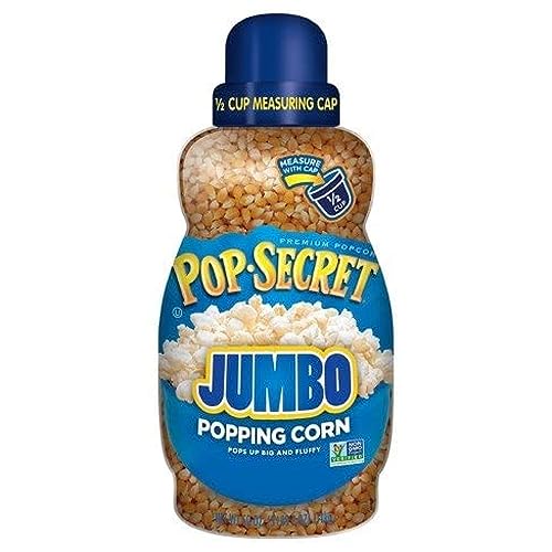 Pop Secret SUVELAM Big And Fluffy Jumbo Popping Corn (30 Oz Jar) Free 1/2 Cup Measuring Cup thumb #1