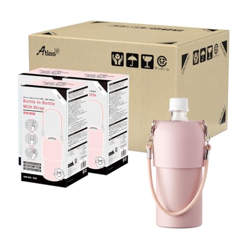 �A�g���X �y�b�g�{�g���z���_�[ ���� �܂Ƃߔ��� 12���� �ۗ� �ۉ� �y�b�g�{�g���N�[���[ 500ml 650ml �^��f�M �X�g���b�v�t�� �{�g���C���{�g�� �s���N ABIB-OPK12P