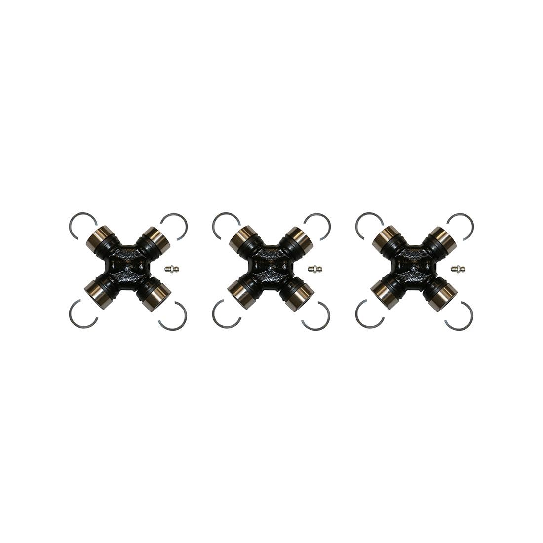 3pcs Front Shaft All Joints Ujoint, Automotive Replacement Universal Joints for Dodge Ram 3500 6.7L 4WD 2008 2009 2010, for Dodge Ram 3500 5.7L 4WD 2008 2009