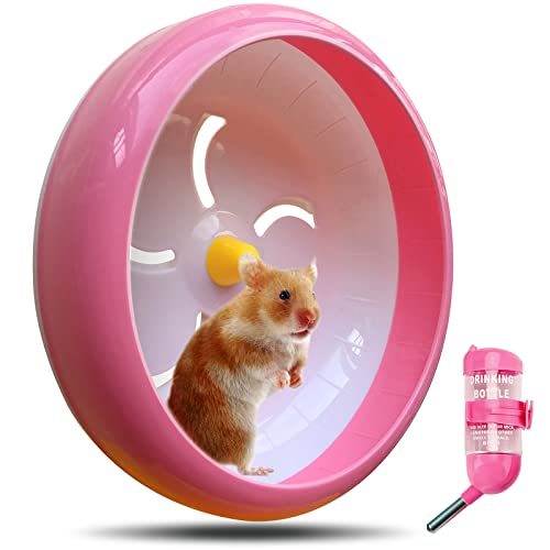 Hamster Wheel,Silent Hamster Wheel,Silent Spinner,Quiet Hamster Wheel,Super-Silent Hamster Exercise Wheel,Hidden steel…