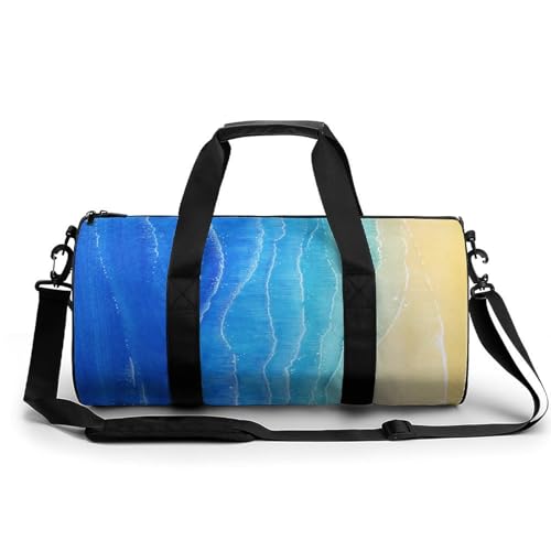 Sac de voyage Eau De Mer Bleue duffel bag robuste et élégant pour le sport et les loisirs