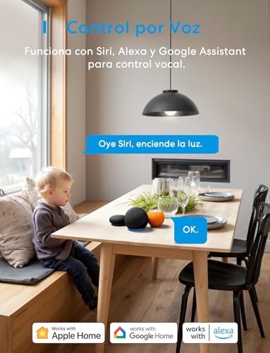 Miniatura 8 de Meross Interruptor Inteligente Matter Mss815, 4 Piezas Cable Neutro Requerido Control De Luz Y Monitoreo Consumo Eléctrico Configuración Rápida Compatible Con Apple Home, Alexa Y Google Home