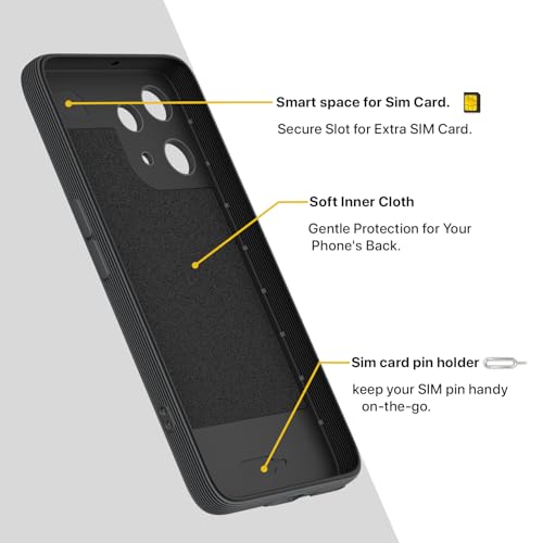 Image of Outlouders Back Cover for Nothing Phone 3a Lite 5G | Full Camera Protection | TPU Soft Flexible Shockproof Bumper Case (Grey)