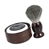 Mikinona Set Da Barba Per Gli Uomini Sapone Da Barba Mens Grooming Kit Regali Uomo Kit Da Barba Mens Kit Da Barba Bagnata Tazza Di Sapone Uomini Grooming Kit Mens Sapone Kit Per Gli Uomini