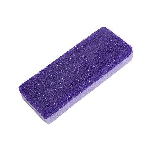 éponge Pierre Ponce, Pied Pédicure Outil Pied Ponce Pierre Éponge Bloc Callus Dure Peau Remover, peau Nettoyage et exfolie Pierre pour soins des pieds Pierre ponce dureté Pierre (Violet) Cover