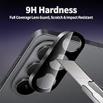 Pack de 3 protecteurs d'objectif pour Samsung Galaxy S26, protecteur d'objectif en verre trempé 9H pour Galaxy S26 [n'affecte pas les photos de nuit]