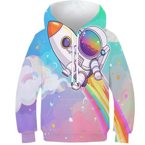 Sweat à capuche garçon 3D fini le froid grâce à ce hoodie avec poches